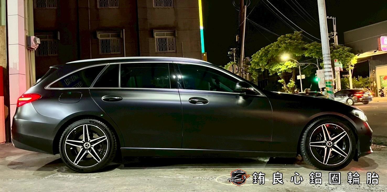 恭喜Benz W206 C200車主升級更換AMG W206夜色原廠18大框胎一套的第3張圖片